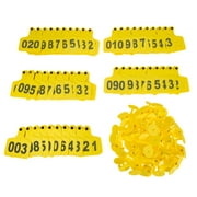 NUOLUX Ear Tags Tag Cattle Cow Identification Livestock Animal Number Sheep Veterinary Pigs Goat Calf Applicator Tagging Deer
